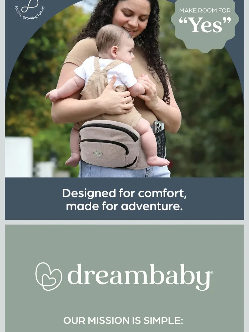Beige Kids Hip Seat Carrier with Support Cradle - Neutral Baby Carrying Bag